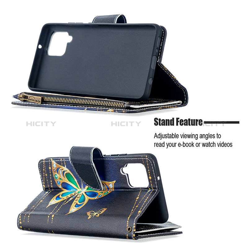 Handytasche Stand Schutzhülle Flip Leder Hülle Modisch Muster B04F für Samsung Galaxy A42 5G