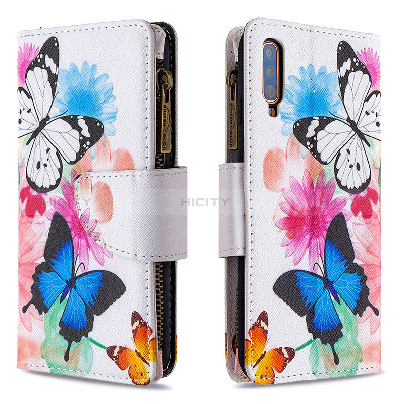 Handytasche Stand Schutzhülle Flip Leder Hülle Modisch Muster B04F für Samsung Galaxy A70