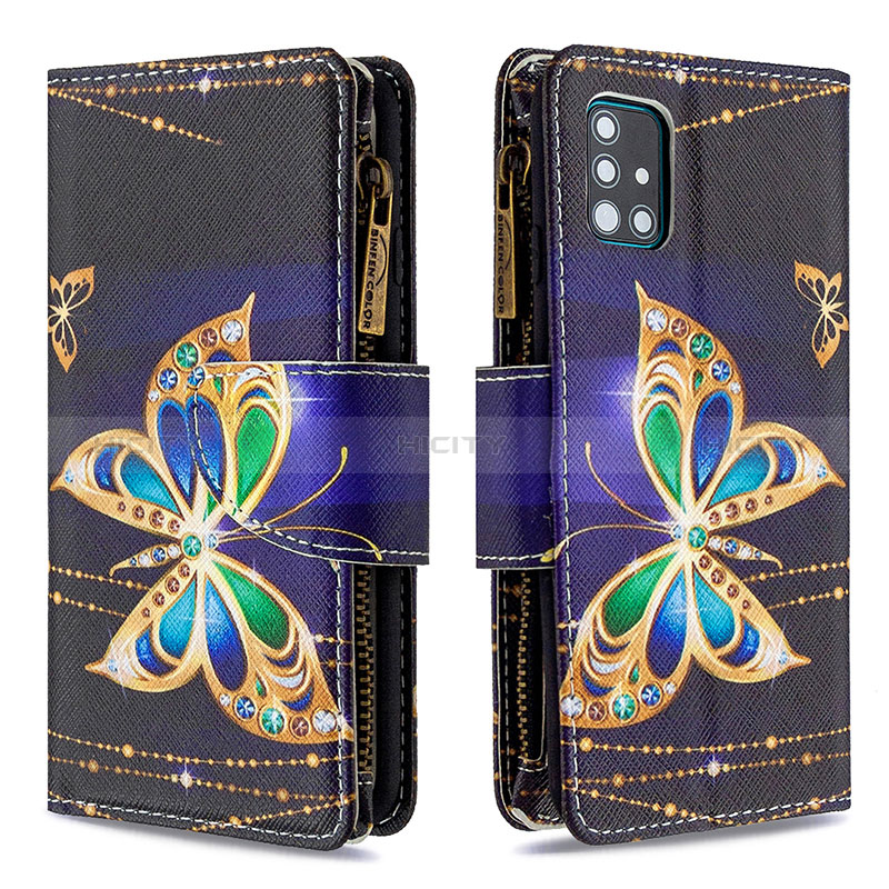 Handytasche Stand Schutzhülle Flip Leder Hülle Modisch Muster B04F für Samsung Galaxy M40S