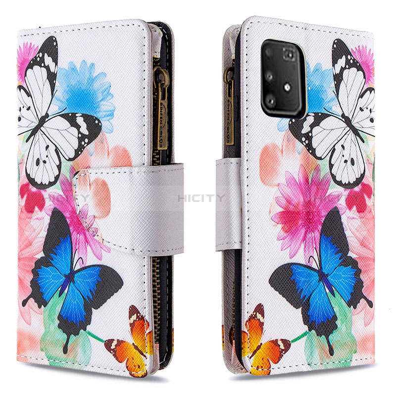 Handytasche Stand Schutzhülle Flip Leder Hülle Modisch Muster B04F für Samsung Galaxy M80S Bunt