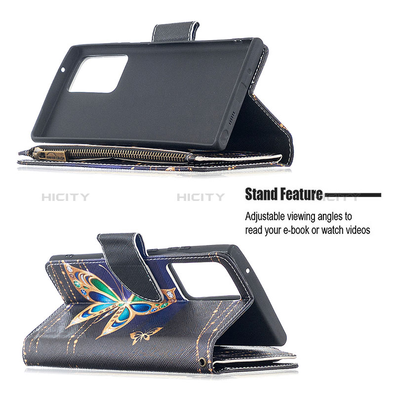 Handytasche Stand Schutzhülle Flip Leder Hülle Modisch Muster B04F für Samsung Galaxy Note 20 Ultra 5G