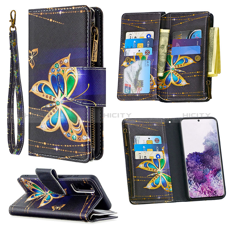 Handytasche Stand Schutzhülle Flip Leder Hülle Modisch Muster B04F für Samsung Galaxy S20 5G