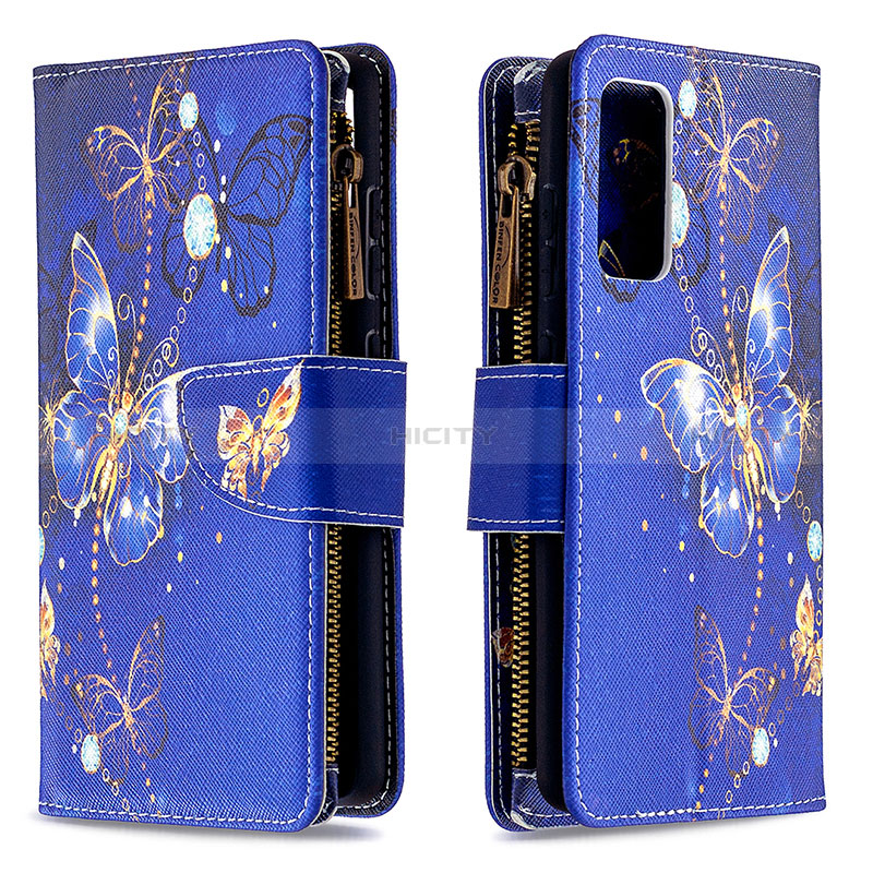 Handytasche Stand Schutzhülle Flip Leder Hülle Modisch Muster B04F für Samsung Galaxy S20 Lite 5G