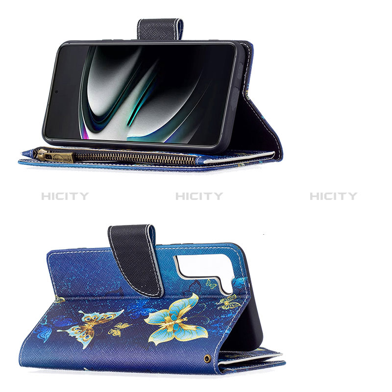 Handytasche Stand Schutzhülle Flip Leder Hülle Modisch Muster B04F für Samsung Galaxy S24 5G