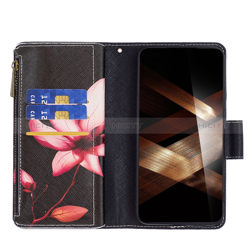 Handytasche Stand Schutzhülle Flip Leder Hülle Modisch Muster B04F für Xiaomi Poco C65