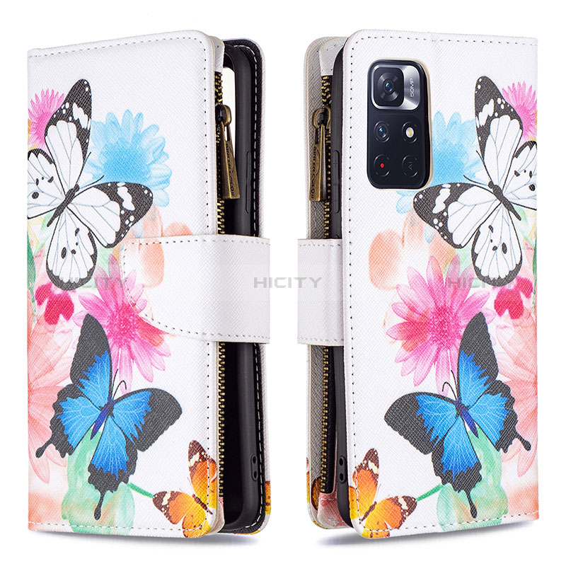 Handytasche Stand Schutzhülle Flip Leder Hülle Modisch Muster B04F für Xiaomi Poco M4 Pro 5G