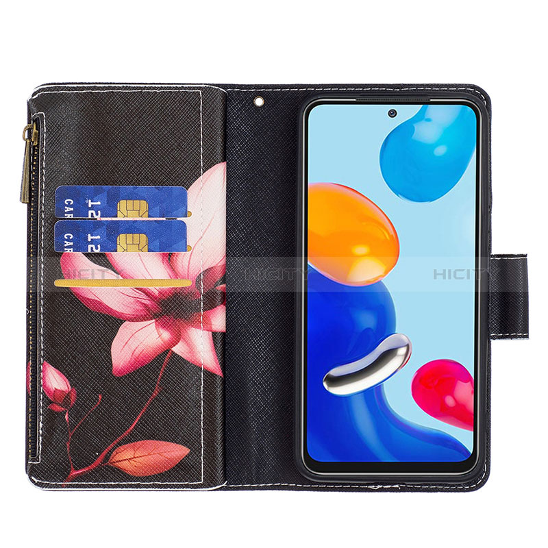 Handytasche Stand Schutzhülle Flip Leder Hülle Modisch Muster B04F für Xiaomi Redmi Note 11 4G (2022)