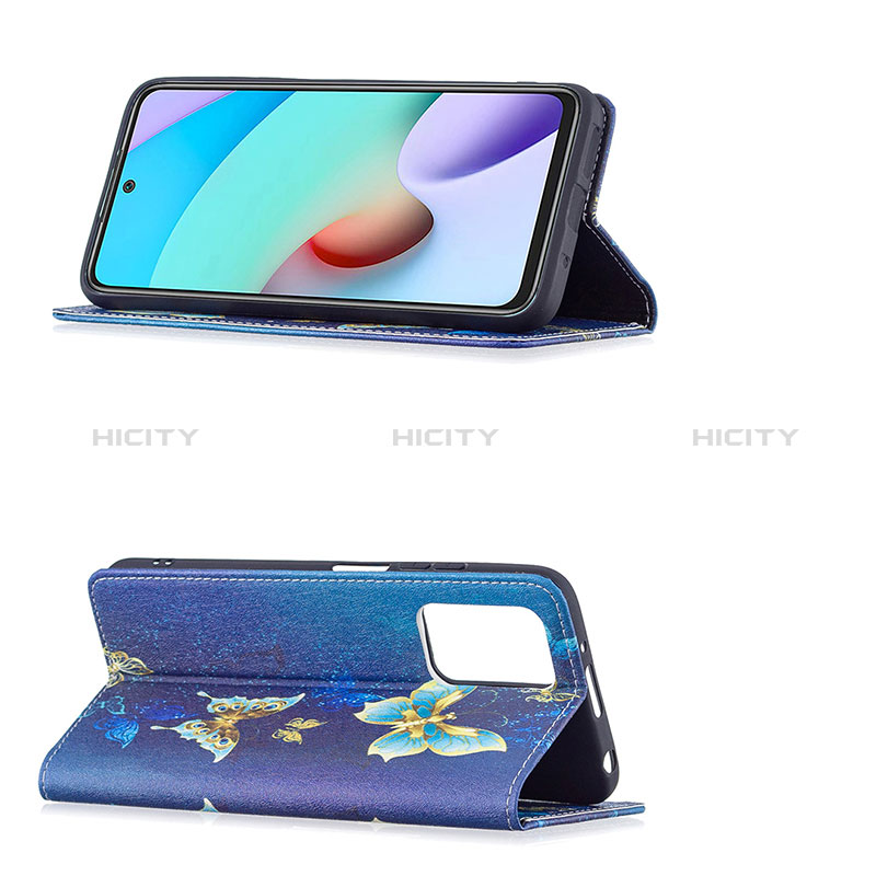 Handytasche Stand Schutzhülle Flip Leder Hülle Modisch Muster B05F für Xiaomi Redmi 10 (2022)