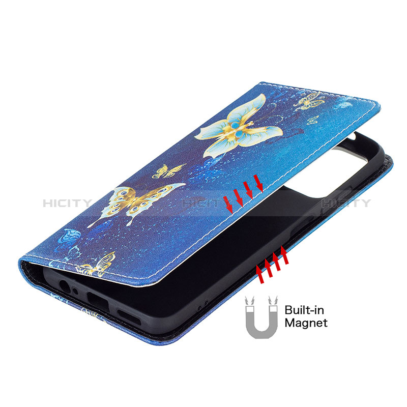 Handytasche Stand Schutzhülle Flip Leder Hülle Modisch Muster B05F für Xiaomi Redmi Note 10 4G