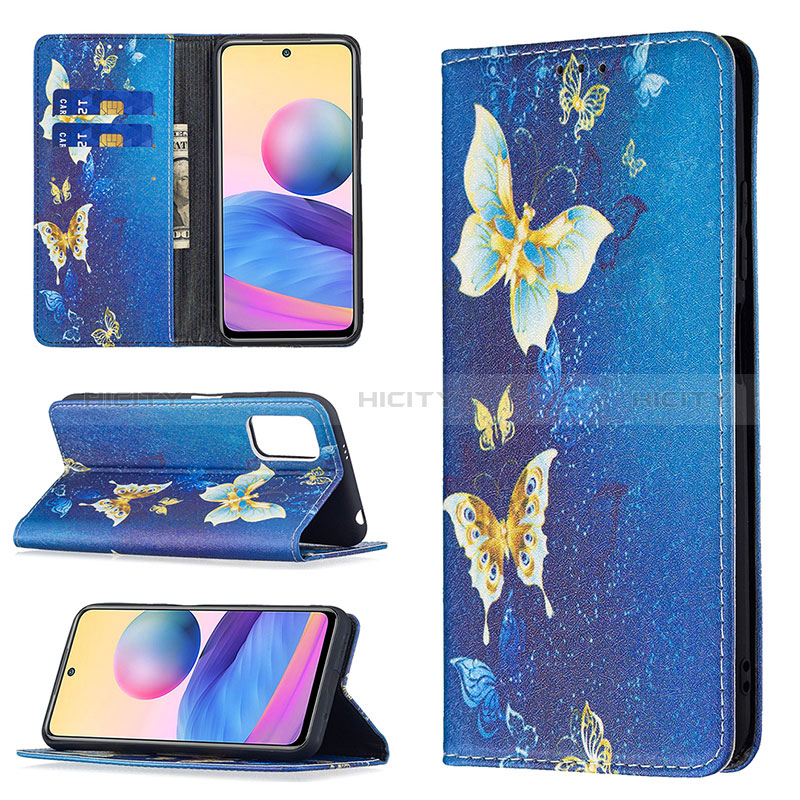 Handytasche Stand Schutzhülle Flip Leder Hülle Modisch Muster B05F für Xiaomi Redmi Note 10T 5G