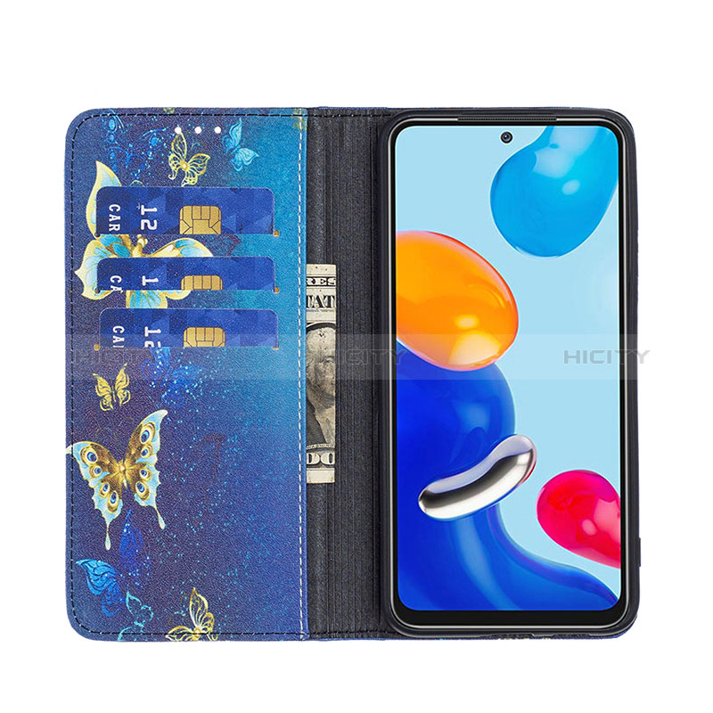 Handytasche Stand Schutzhülle Flip Leder Hülle Modisch Muster B05F für Xiaomi Redmi Note 11 4G (2022)