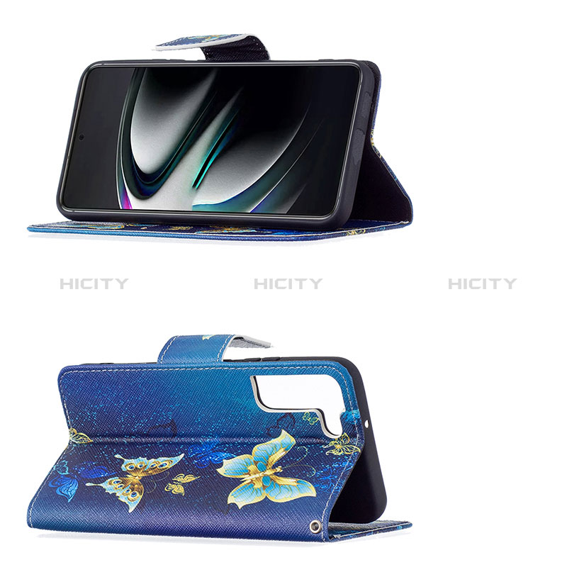 Handytasche Stand Schutzhülle Flip Leder Hülle Modisch Muster B09F für Samsung Galaxy S24 5G groß