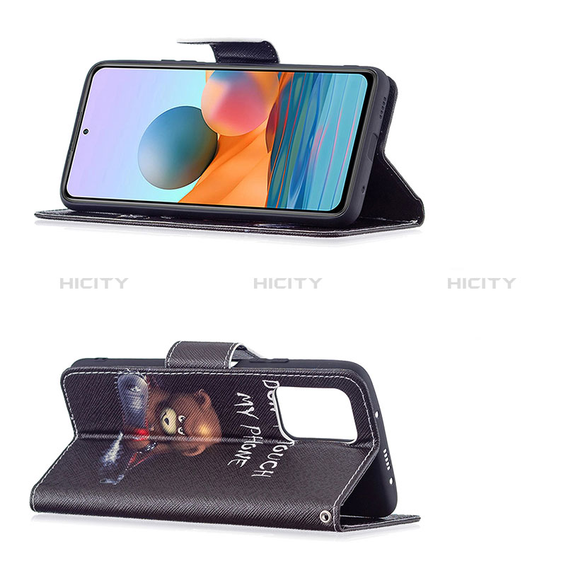 Handytasche Stand Schutzhülle Flip Leder Hülle Modisch Muster BF4 für Xiaomi Redmi Note 10 Pro 4G groß