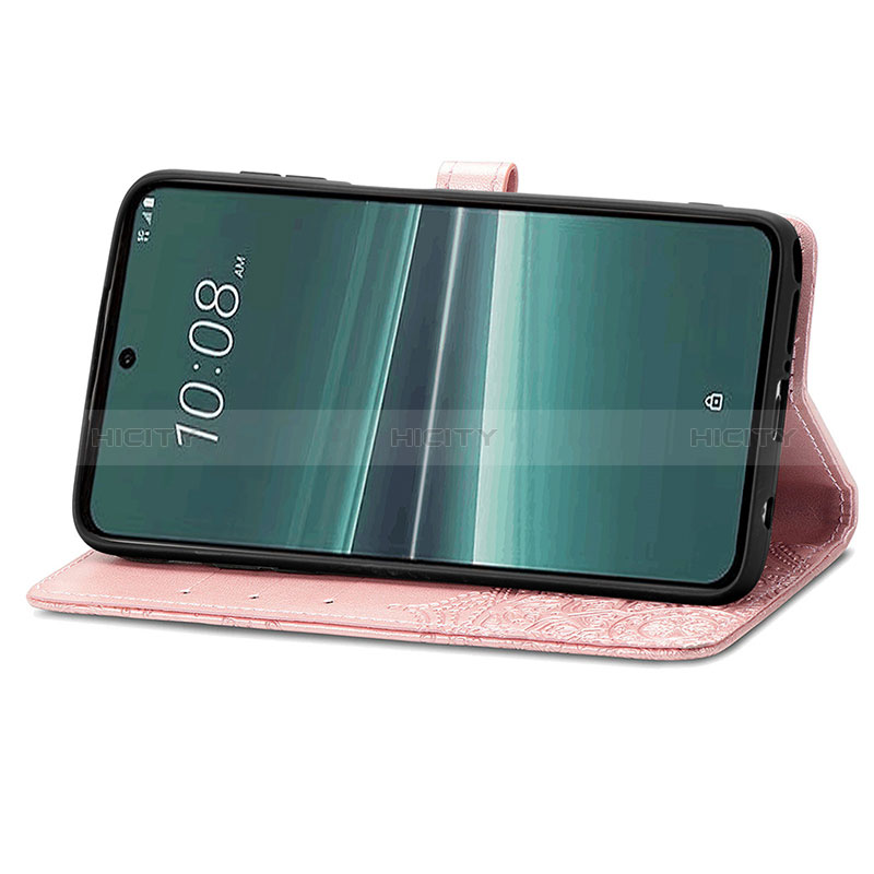 Handytasche Stand Schutzhülle Flip Leder Hülle Modisch Muster für HTC U23 5G groß