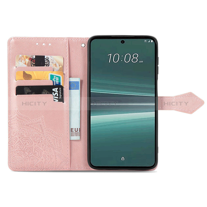 Handytasche Stand Schutzhülle Flip Leder Hülle Modisch Muster für HTC U23 5G