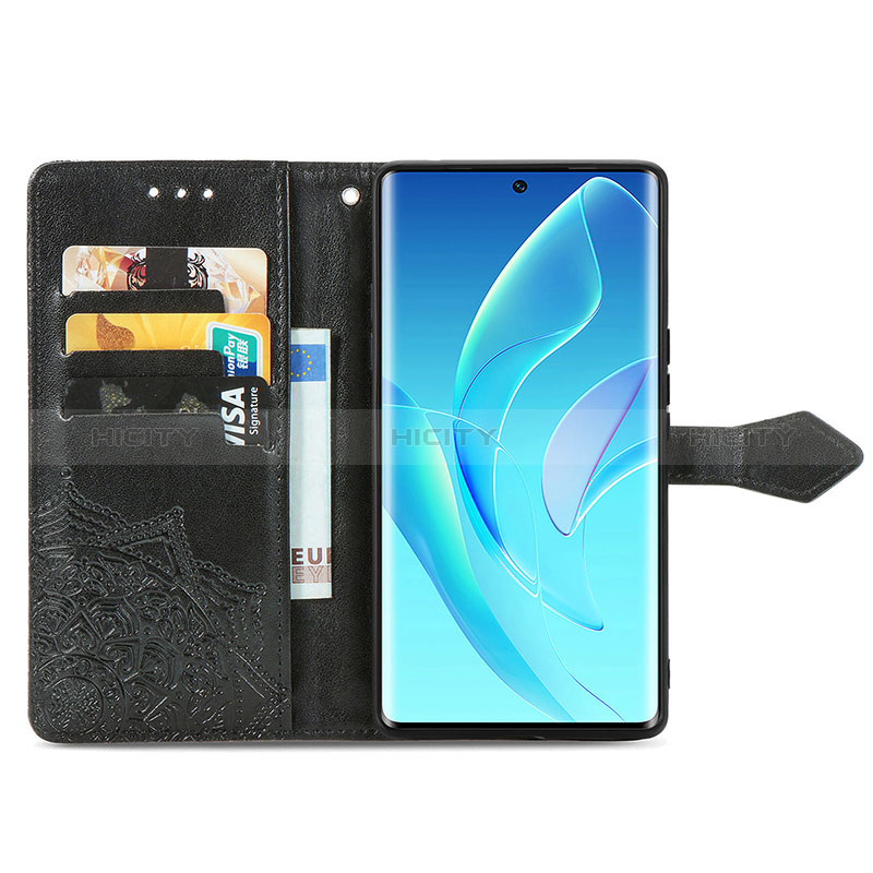 Handytasche Stand Schutzhülle Flip Leder Hülle Modisch Muster für Huawei Honor 60 5G groß