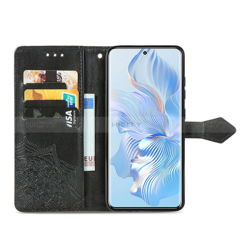 Handytasche Stand Schutzhülle Flip Leder Hülle Modisch Muster für Huawei Honor 80 5G