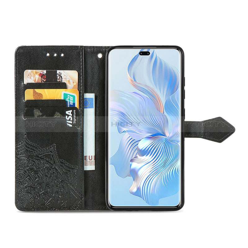 Handytasche Stand Schutzhülle Flip Leder Hülle Modisch Muster für Huawei Honor 80 Pro 5G