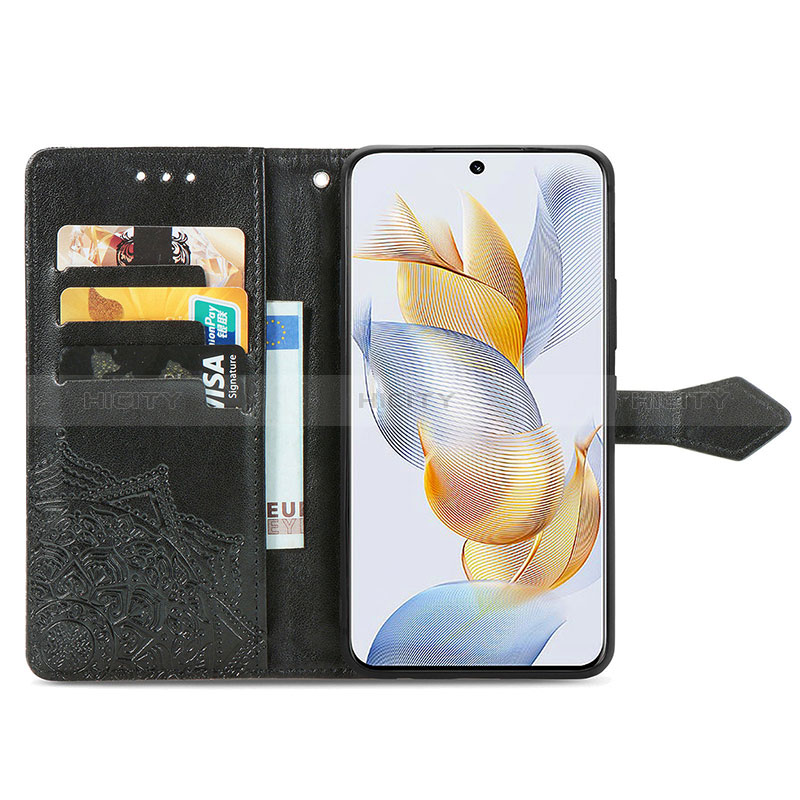 Handytasche Stand Schutzhülle Flip Leder Hülle Modisch Muster für Huawei Honor 90 5G groß