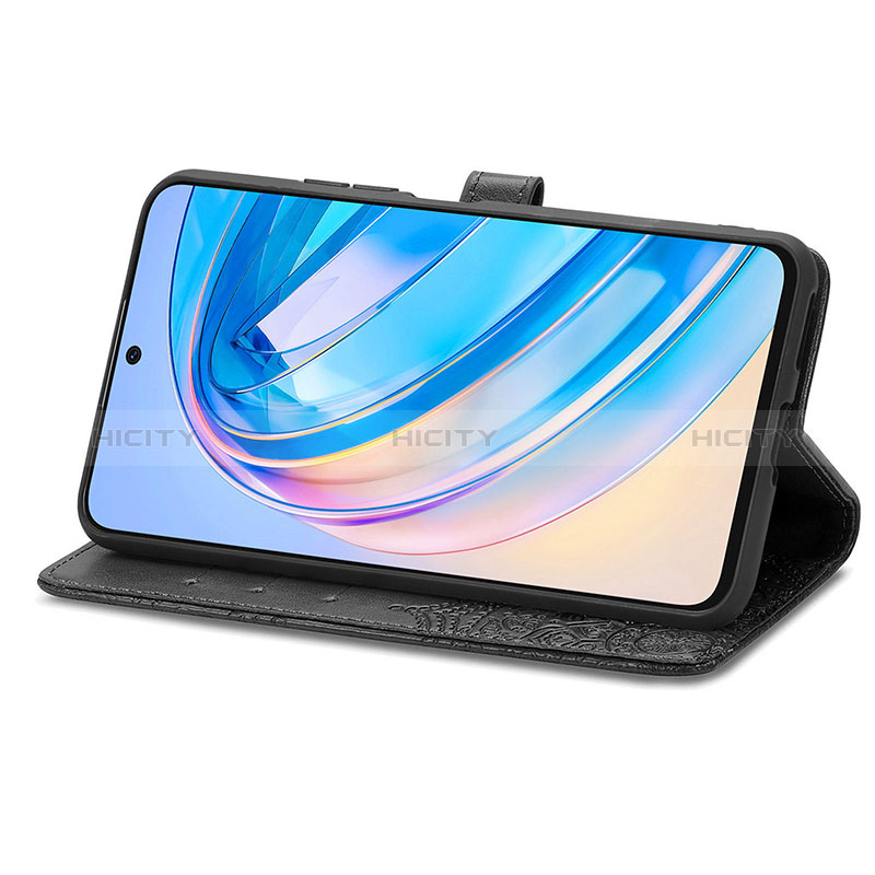 Handytasche Stand Schutzhülle Flip Leder Hülle Modisch Muster für Huawei Honor X8a 4G