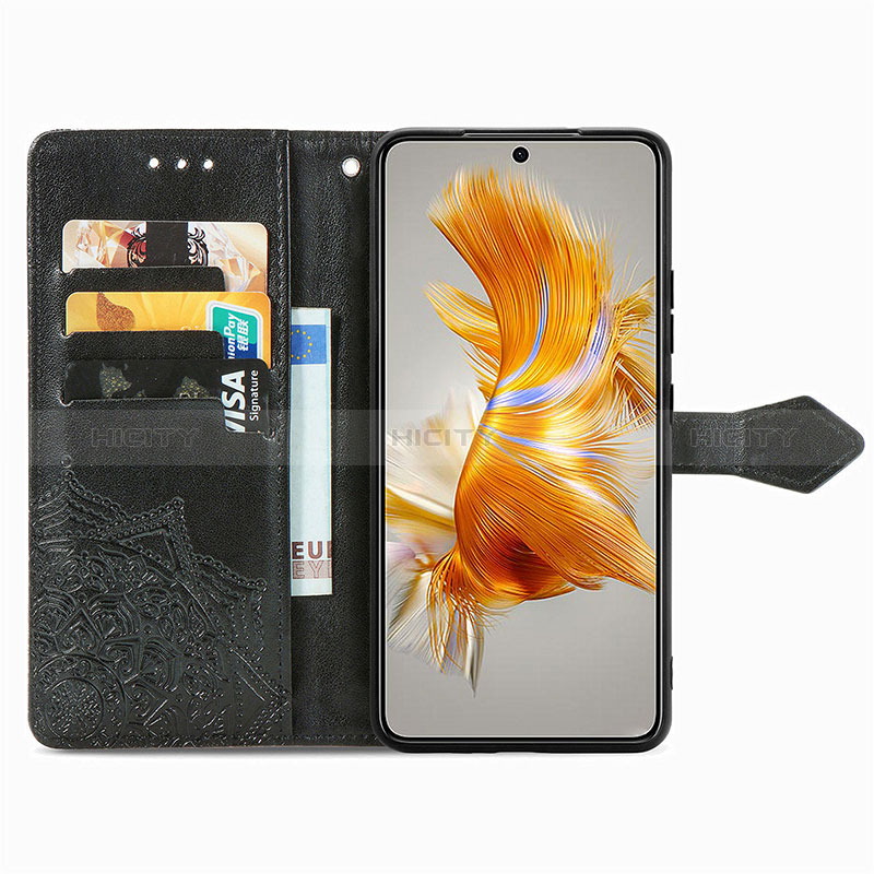 Handytasche Stand Schutzhülle Flip Leder Hülle Modisch Muster für Huawei Mate 50 groß