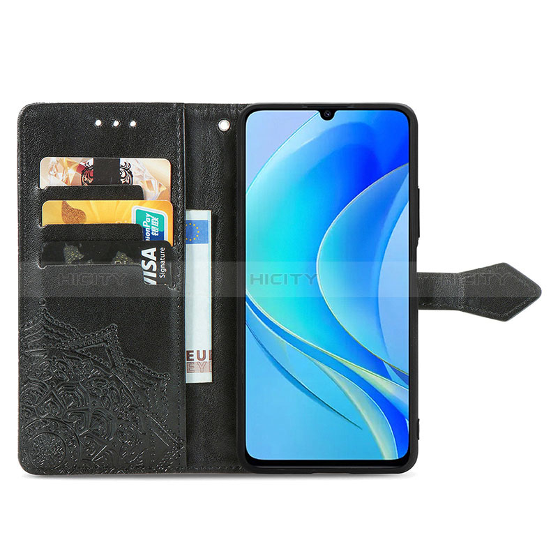 Handytasche Stand Schutzhülle Flip Leder Hülle Modisch Muster für Huawei Nova Y70 Plus groß