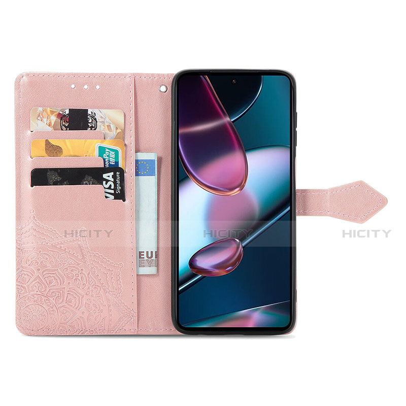 Handytasche Stand Schutzhülle Flip Leder Hülle Modisch Muster für Motorola Moto Edge 30 Pro 5G