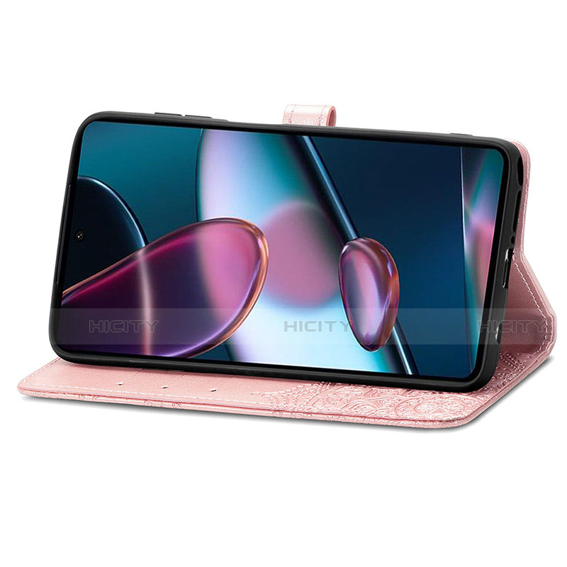 Handytasche Stand Schutzhülle Flip Leder Hülle Modisch Muster für Motorola Moto Edge 30 Pro 5G