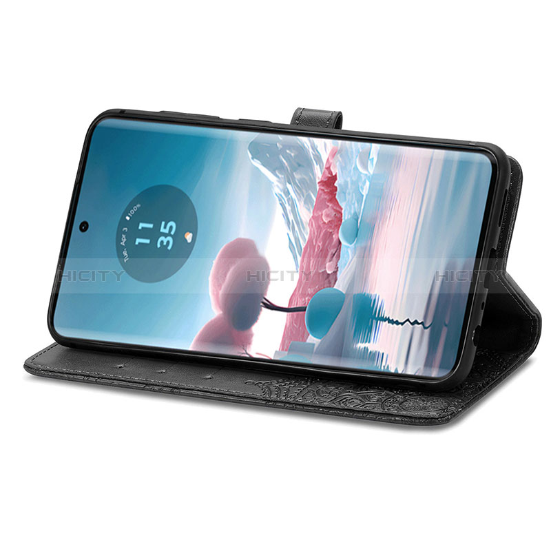 Handytasche Stand Schutzhülle Flip Leder Hülle Modisch Muster für Motorola Moto Edge 40 Neo 5G groß