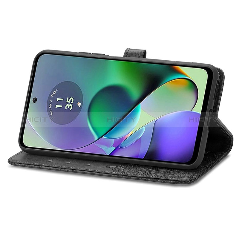 Handytasche Stand Schutzhülle Flip Leder Hülle Modisch Muster für Motorola Moto G54 5G groß