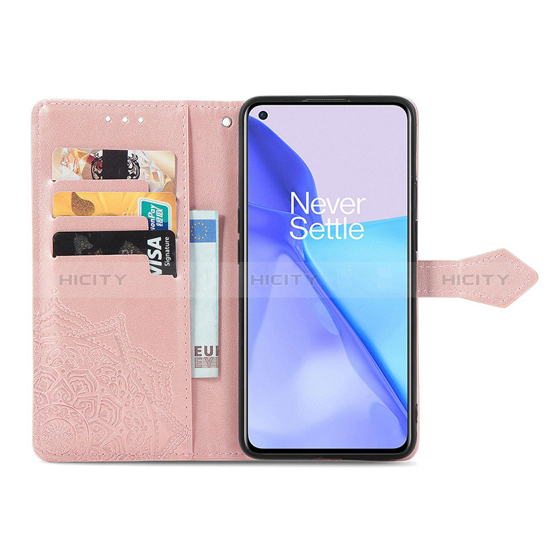 Handytasche Stand Schutzhülle Flip Leder Hülle Modisch Muster für OnePlus 9 5G