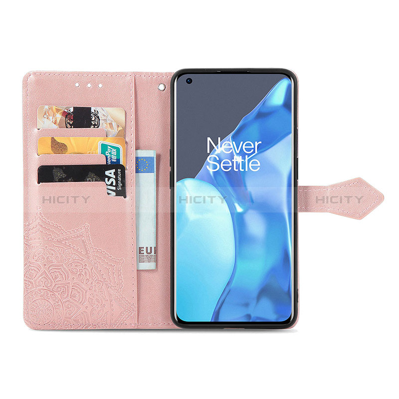 Handytasche Stand Schutzhülle Flip Leder Hülle Modisch Muster für OnePlus 9 Pro 5G