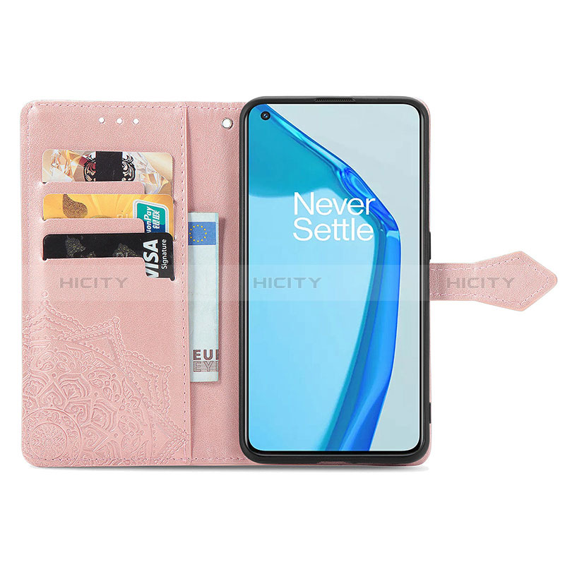 Handytasche Stand Schutzhülle Flip Leder Hülle Modisch Muster für OnePlus 9R 5G groß