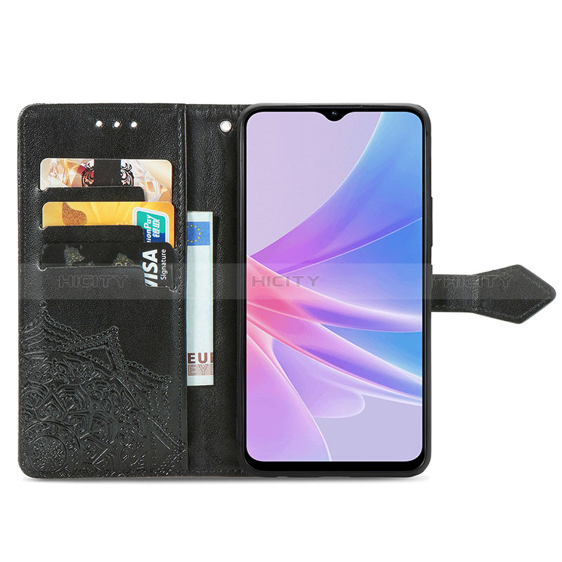 Handytasche Stand Schutzhülle Flip Leder Hülle Modisch Muster für Oppo A18