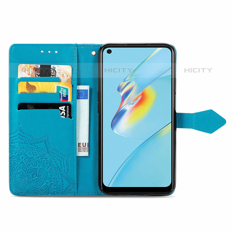 Handytasche Stand Schutzhülle Flip Leder Hülle Modisch Muster für Oppo A54 4G groß