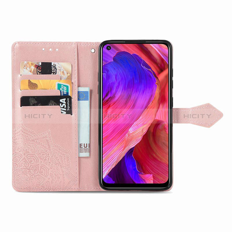 Handytasche Stand Schutzhülle Flip Leder Hülle Modisch Muster für Oppo A74 5G