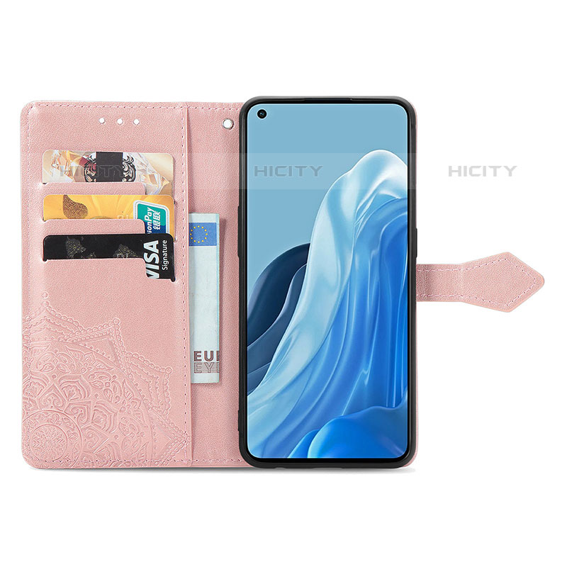 Handytasche Stand Schutzhülle Flip Leder Hülle Modisch Muster für Oppo Reno7 Pro 5G