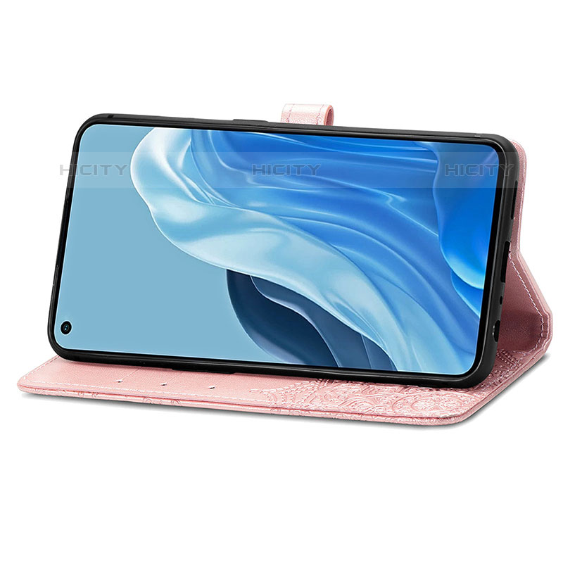 Handytasche Stand Schutzhülle Flip Leder Hülle Modisch Muster für Oppo Reno7 Pro 5G