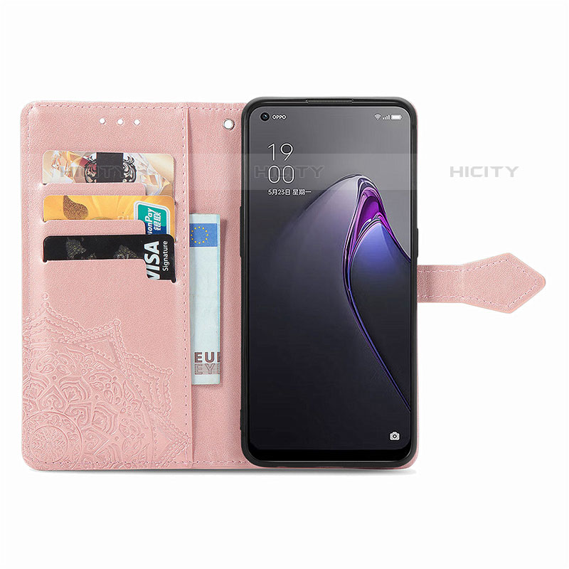 Handytasche Stand Schutzhülle Flip Leder Hülle Modisch Muster für Oppo Reno9 Pro 5G