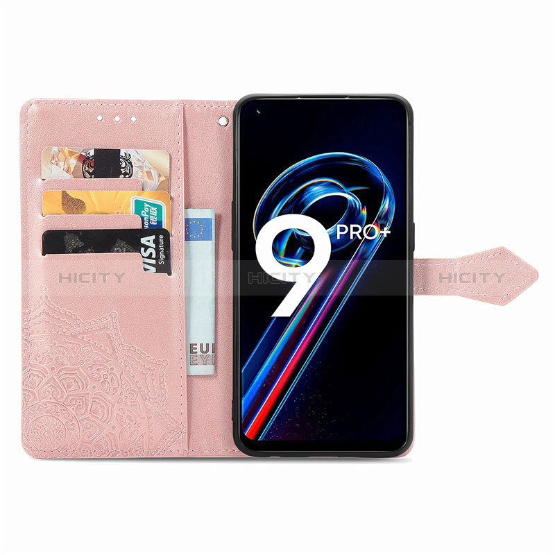 Handytasche Stand Schutzhülle Flip Leder Hülle Modisch Muster für Realme 9 4G groß