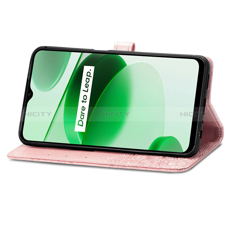 Handytasche Stand Schutzhülle Flip Leder Hülle Modisch Muster für Realme C35