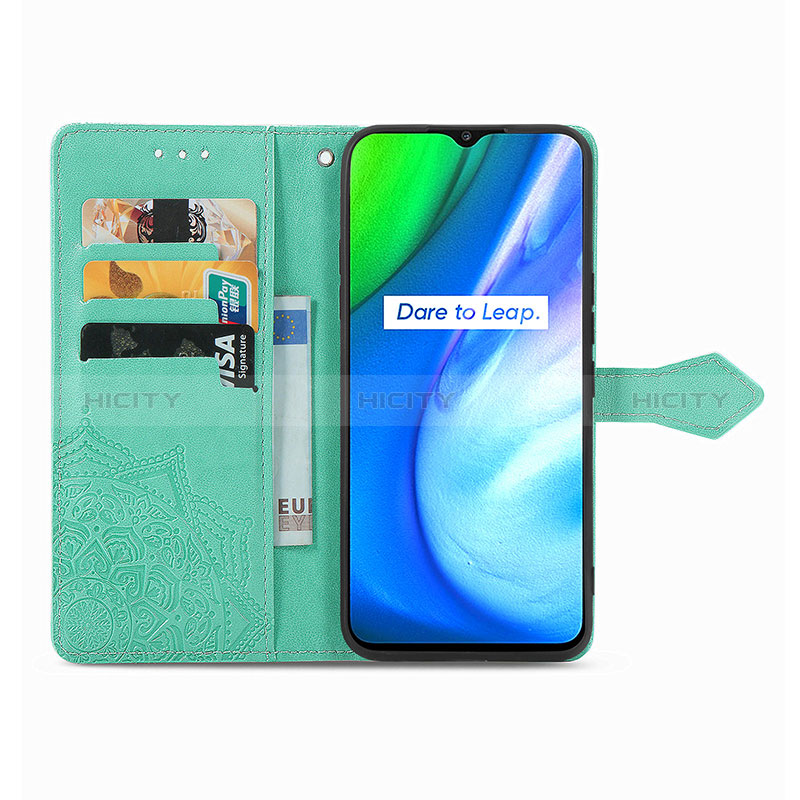 Handytasche Stand Schutzhülle Flip Leder Hülle Modisch Muster für Realme Q2i 5G