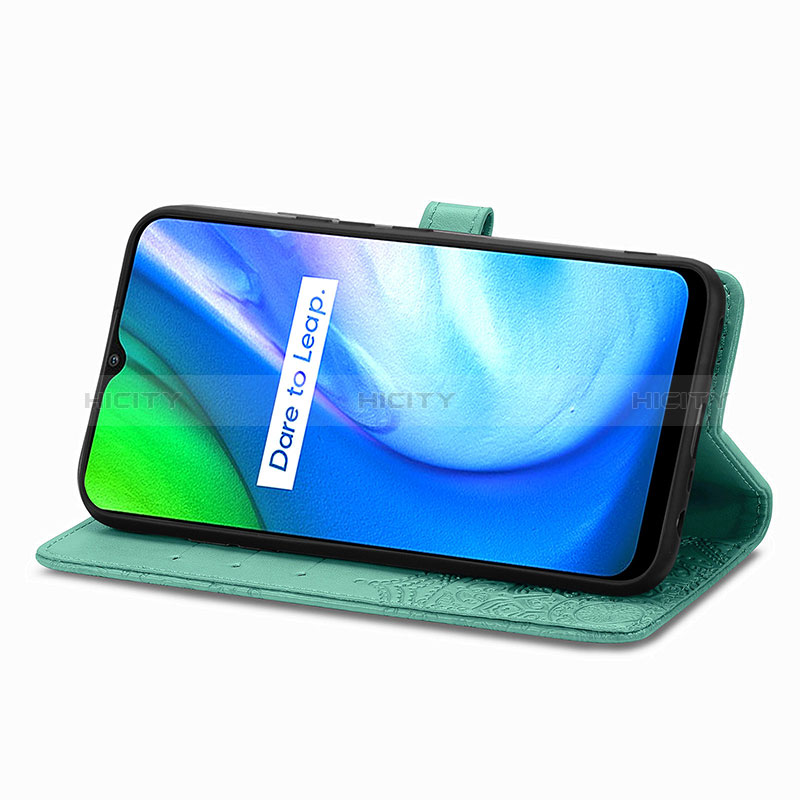 Handytasche Stand Schutzhülle Flip Leder Hülle Modisch Muster für Realme Q2i 5G