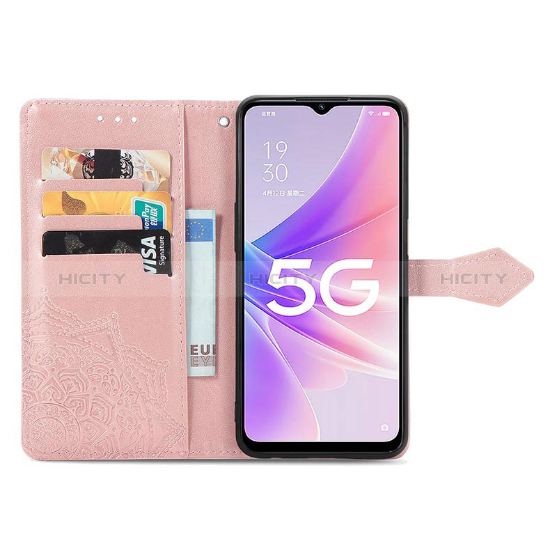 Handytasche Stand Schutzhülle Flip Leder Hülle Modisch Muster für Realme Q5i 5G