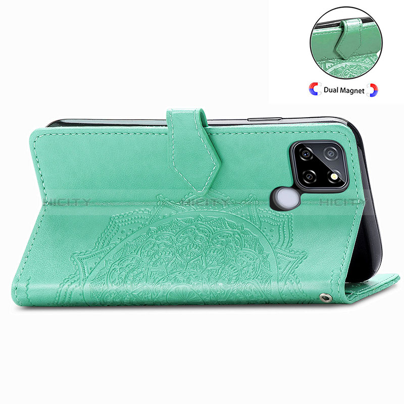 Handytasche Stand Schutzhülle Flip Leder Hülle Modisch Muster für Realme V3 5G