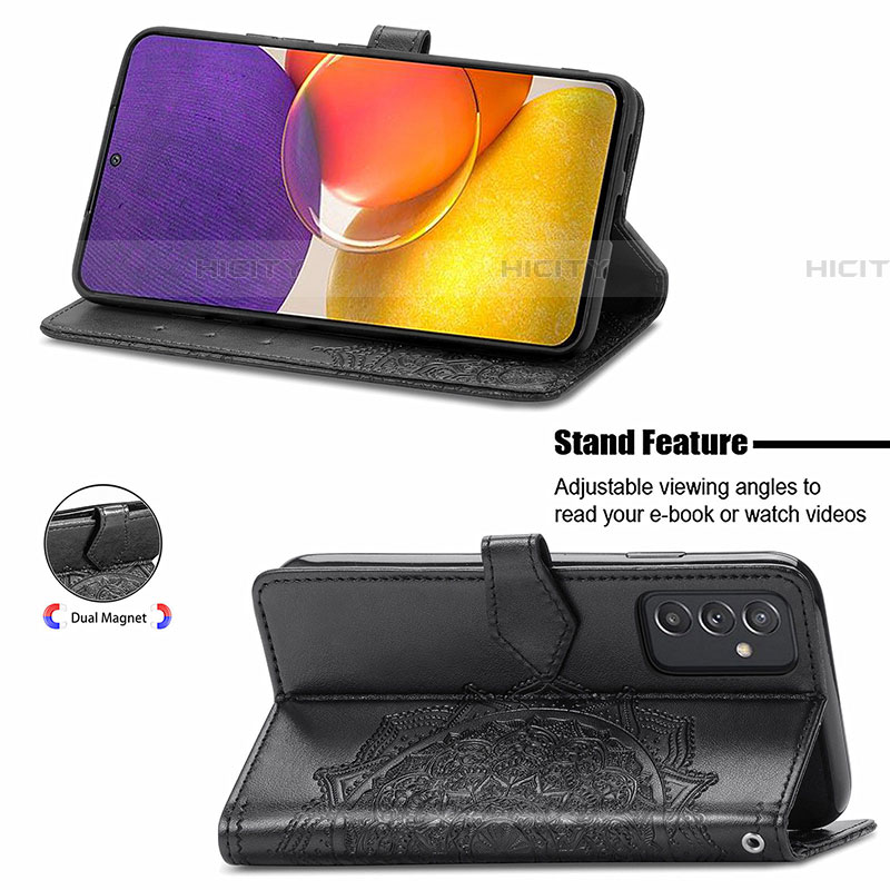 Handytasche Stand Schutzhülle Flip Leder Hülle Modisch Muster für Samsung Galaxy A05s