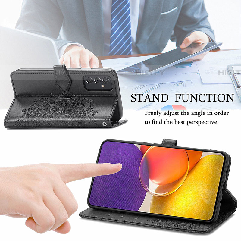 Handytasche Stand Schutzhülle Flip Leder Hülle Modisch Muster für Samsung Galaxy A05s