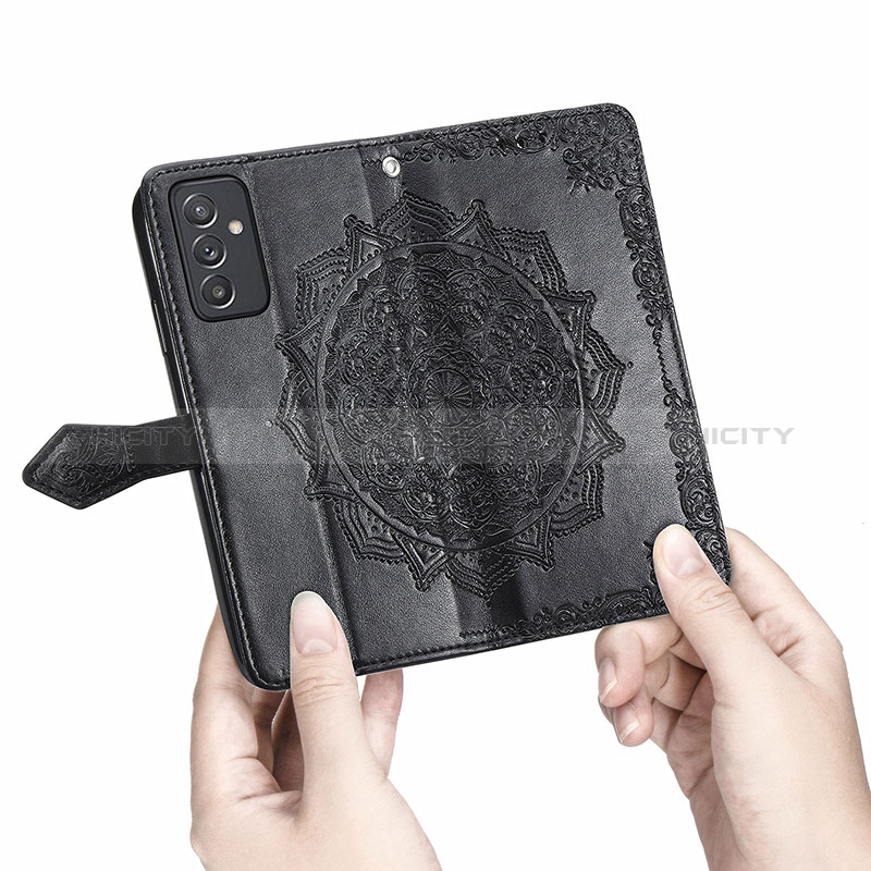 Handytasche Stand Schutzhülle Flip Leder Hülle Modisch Muster für Samsung Galaxy A15 4G groß