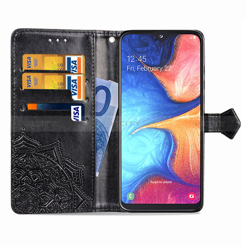 Handytasche Stand Schutzhülle Flip Leder Hülle Modisch Muster für Samsung Galaxy A20e