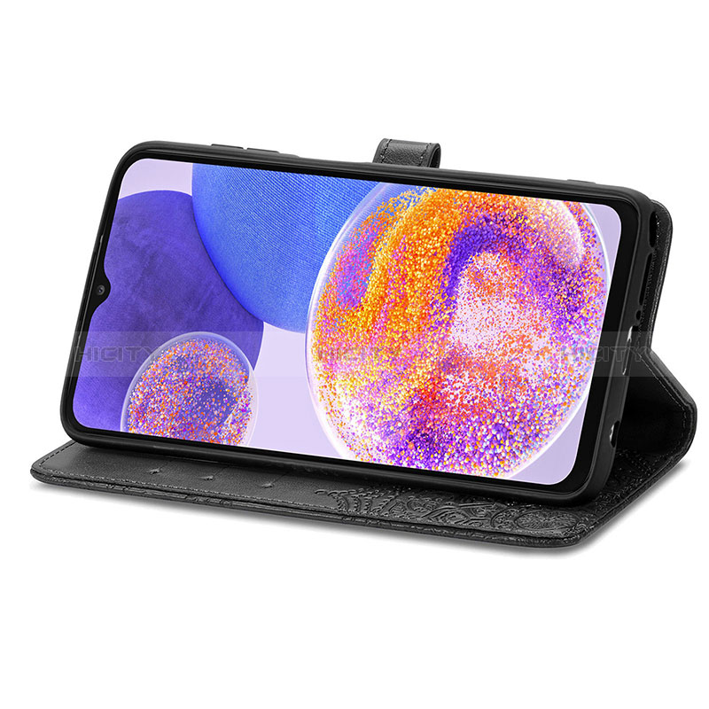 Handytasche Stand Schutzhülle Flip Leder Hülle Modisch Muster für Samsung Galaxy A23 5G